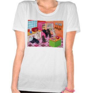 Labrador Kitchen Party Painting Tshirt