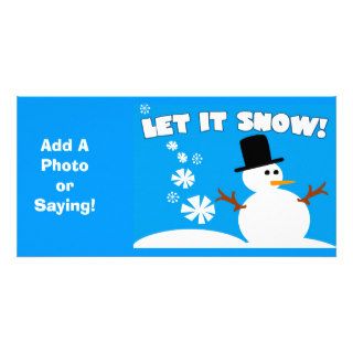 Let It Snow Photo Card