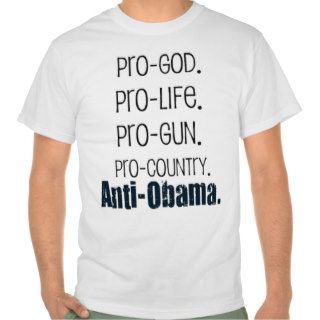 anti obama t shirts