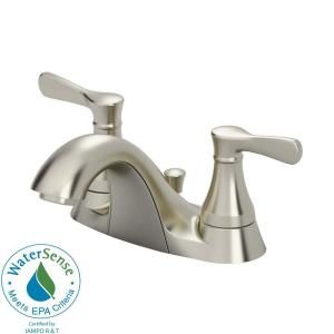 American Standard Alejandra 4 in. 2 Handle Bathroom Faucet in Satin Nickel 7484SF