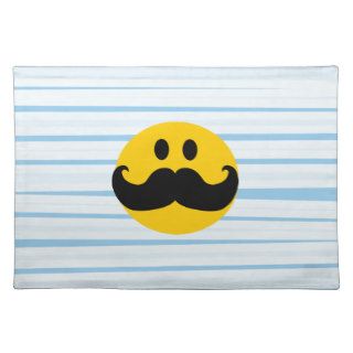 Mustache Smiley Placemat