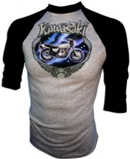 Vintage 1979 original Kawasaki KZ 650 Motorcycle Motocross motorbike T Shirt Clothing