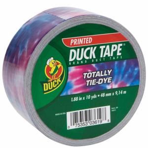 Duck 1 7/8 in. x 10 yds. Tie Dye Print All Purpose Duct Tape 1322435