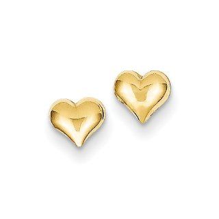 14k Heart Earrings Stud Earrings Jewelry