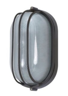Nuvo Lighting 60/525 Bulkhead 1 Light Oval Cage 60W A19, Architectual Bronze   Wall Sconces  