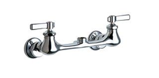 Chicago Faucets 540 LDLESSSPTCP Sink Faucet Less Spout, Chrome   Utility Sink Faucets  