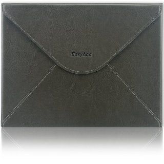 EasyAcc iPad 2 iPad 3 iPad 4 Envelope Case Sleeve Leather Carrying Case Bag Accessories   Magnetic Closure (PU Leather, Gray, Ultra Slim, for Women & Men) size 248mm * 195mm * 5mm Computers & Accessories