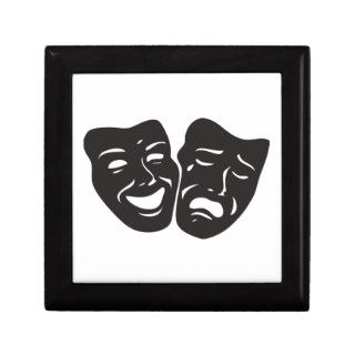 Comedy Tragedy Drama Theatre Masks Jewelry Boxes