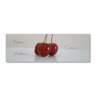 cherry glow business card