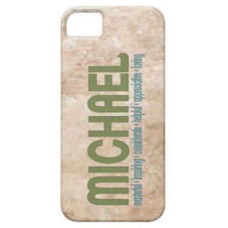 { Michael } Name Meaning Cell Phone Cover iPhone 5 Case