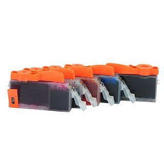 Refillable Multi color Ink Cartridge for CANNON PGI 525BK/CLI 526BK/C/M/Y Electronics