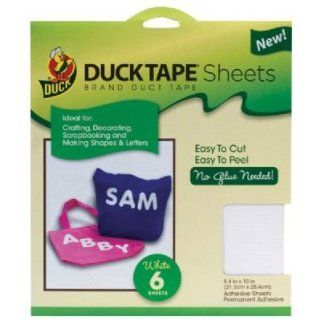 Color Tape Sheets (Set of 6) Color White  Name Plates 