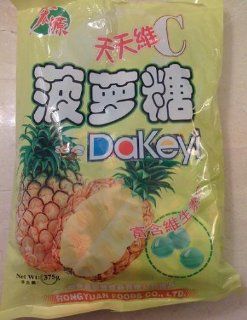 Dakeyi Pineapple Hard Candy From China 375g Bag  Grocery & Gourmet Food