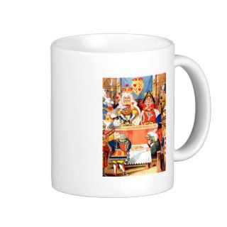 Alice and The Knave of Hearts Trial in Wonderland Coffee Mugs