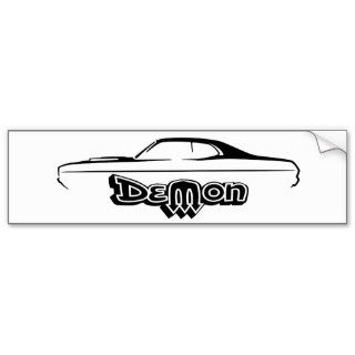 1971 72 Dodge Demon Muscle Car Design Bumper Stickers