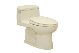 TOTO MS864114E 03 Eco Supreme Elongated One Piece Toilet with Soft Close Seat, Bone    