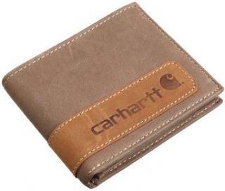 Carhartt Men's Twotone Billfold With Wing, Brown, One Size at  Mens Clothing store