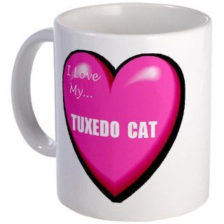  I Love My Tuxedo Cat Mug   Standard Kitchen & Dining