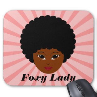 This sassy vixen is too much woman for you mousepads