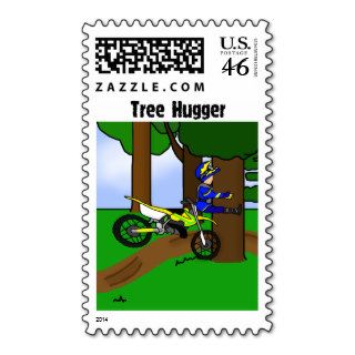 Dirt Bike Tree Hugger Stamps