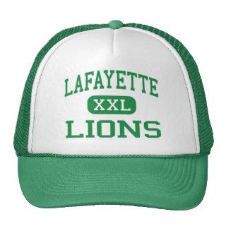 Lafayette   Lions   High   Lafayette Louisiana Mesh Hats
