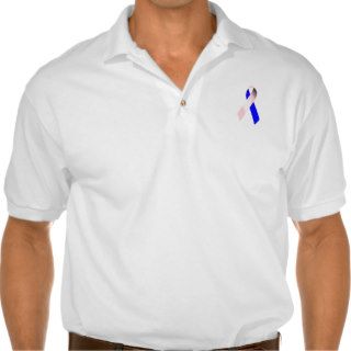 Male Breast Cancer Ribbon Polo Shirt