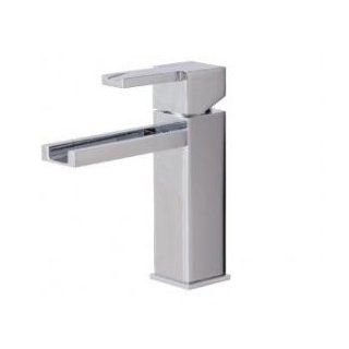 Aqua Brass 77314BN STREEM SINGLE HOLE LAVATORY FAUCET   Touch On Bathroom Sink Faucets  