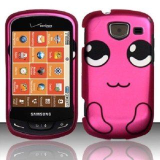 PINK CARTOON HARD PLASTIC SNAP ON PHONE CASE COVER FOR SAMSUNG BRIGHTSIDE U380 [In Casesity Retail Packaging] 