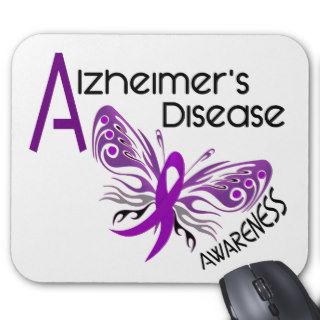 Alzheimer's Disease BUTTERFLY 3 Awareness Mouse Mat