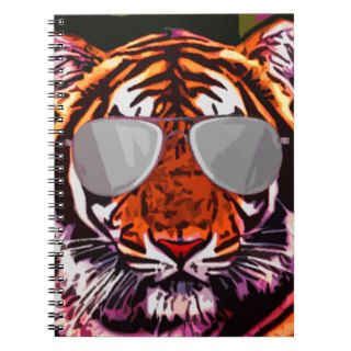 Cool Tiger Spiral Notebooks