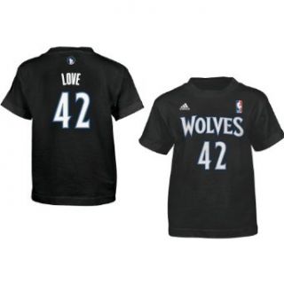 adidas Youth Minnesota Timberwolves Kevin Love Game Time Name And Number Short Sleeve T Shirt   Novelty T Shirts Clothing
