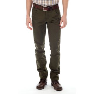191 Unlimited Men's Hunter Green 100 Percent Cotton Straight Leg Pants 191 Unlimited Jeans & Denim