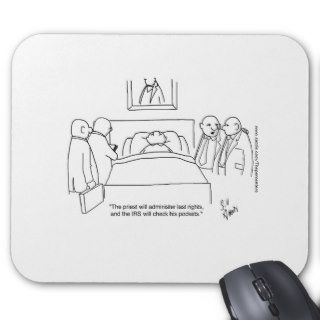 Funny Business "Last Rites" Mouse Pad
