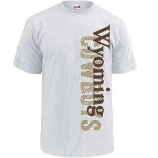 MJ Soffe Mens Wyoming Cowboys T Shirt   Size Large, Wyoming Cowboys White