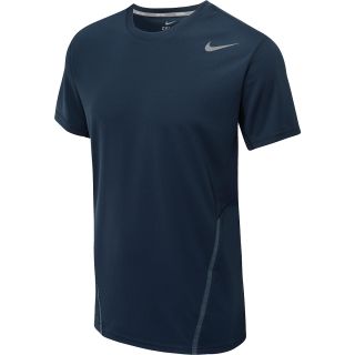 NIKE Mens UV Crew Tennis Shirt   Size Medium, Armory Navy/armory Blue