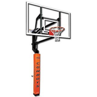 Goalsetter Oklahoma State Cowboys Basketball Pole Pad, Orange (PC824OKS)