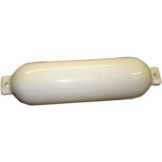 Taylor Made Hull Guard Inflatable Vinyl Fender 6.5 in x 23 in, White (1301023)