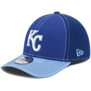 NEW ERA Mens Kansas City Royals Two Tone Neo 39THIRTY Stretch Fit Cap   Size