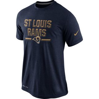 NIKE Mens St. Louis Rams Legend Chiseled Short Sleeve T Shirt   Size Medium,