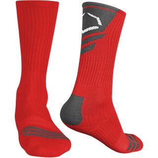 EVOSHIELD Performance Crew Socks   Size Medium, Red