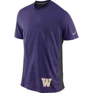 NIKE Mens Washington Huskies Speed Legend Short Sleeve T Shirt   Size Large,