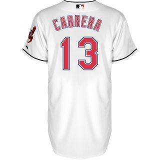 Majestic Athletic Cleveland Indians Asdrubal Cabrera Authentic Big & Tall Home