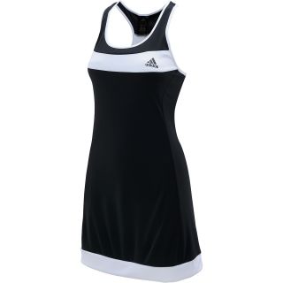adidas Womens Galaxy Tennis Dress   Size Medium, Black/white