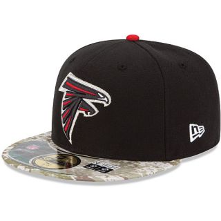 NEW ERA Mens Atlanta Falcons Salute To Service Camo 59FIFTY Fitted Cap   Size