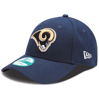 NEW ERA Mens St. Louis Rams 9FORTY First Down Cap, Navy