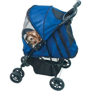 Pet Gear Happy Trails Stroller, Cobalt Blue (PG8100ST)