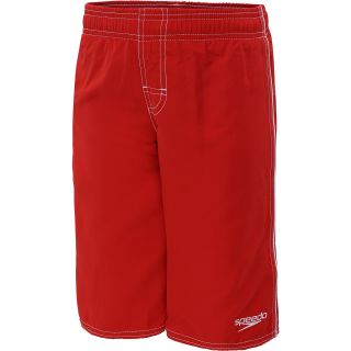 SPEEDO Boys Learn To Swim Volley Shorts   Size 8, Red Bluff