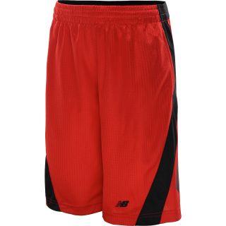 NEW BALANCE Boys Triumph Shorts   Size Medium, Red