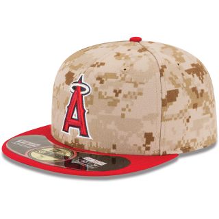 NEW ERA Mens Los Angeles Angels of Anaheim Memorial Day 2014 Camo 59FIFTY
