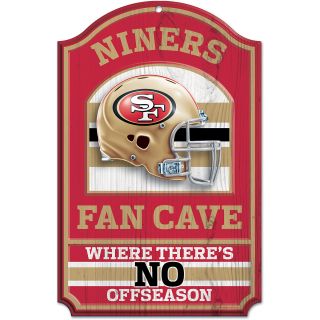 Wincraft San Francisco 49ers Fan Cave 11x17 Wooden Sign (05979010)